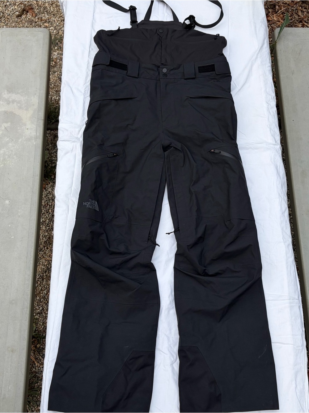 The North Face Gore Tex Pro Men's Black Ski Pants w/ Removable Bib, Pro Project